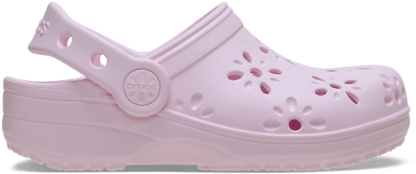 Toddler Classic Floral Cut-Out Clog - Pink Milk