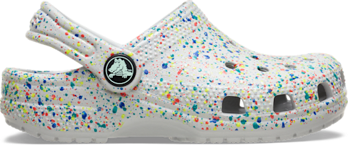 Toddler Classic Glow Paint Splatter Clog - Atmosphere / Multi