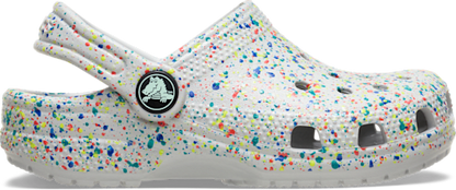 Toddler Classic Glow Paint Splatter Clog - Atmosphere / Multi