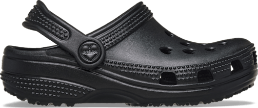 Toddler Classic Hearts Cut Out Clog - Black