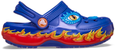 Toddler Classic IAM Dragon Lights Clog - Blue Bolt