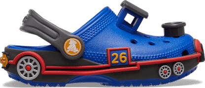 Toddler Classic IAM Train Clog - Blue Bolt/Carbon