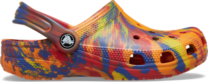Toddler Classic Marbled Clog - Orange Zing / Multi