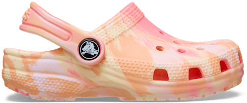 Toddler Classic Marbled Clog - Guava / Multi