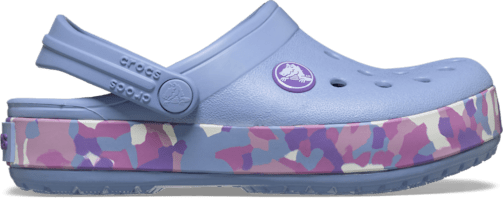 Toddler Crocband Glow Confetti Band Clog - Blue Haze/Multi