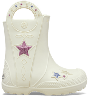 Toddler Handle It Western Metallic Boot - Summit White
