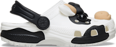 Toddler IAM Cow Clog - White