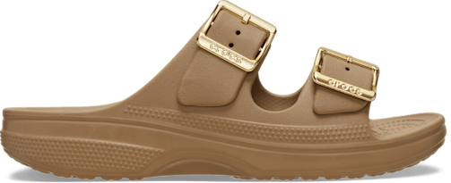 Women’s Metallic Buckle Saturday Sandal - Sepia