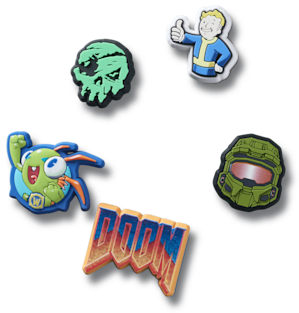 Xbox 5 Pack Jibbitz Charms