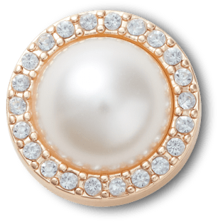 Pearl with Diamonds