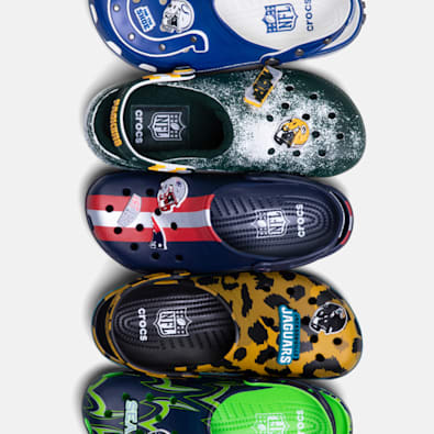 Jibbitz charms on Crocs